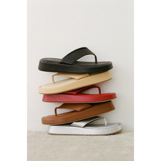 Mallorca flip flop sandal Red | Matisse Footwear
