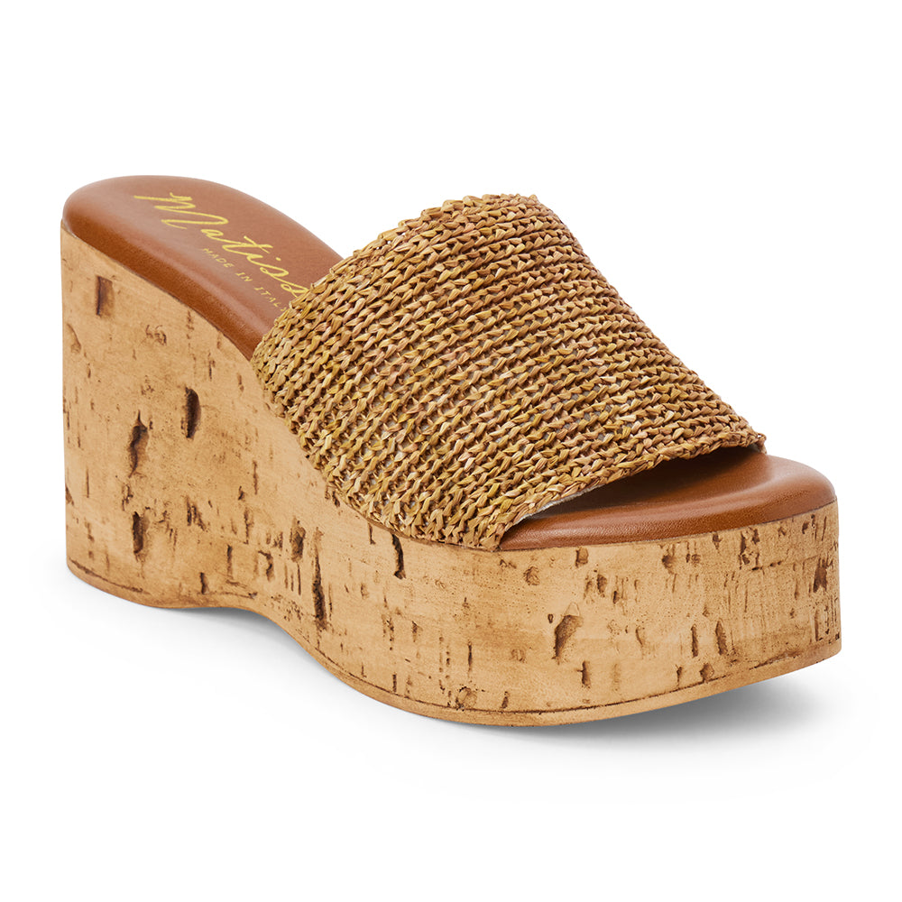 Atlantic platform sandal Tan | Matisse Footwear