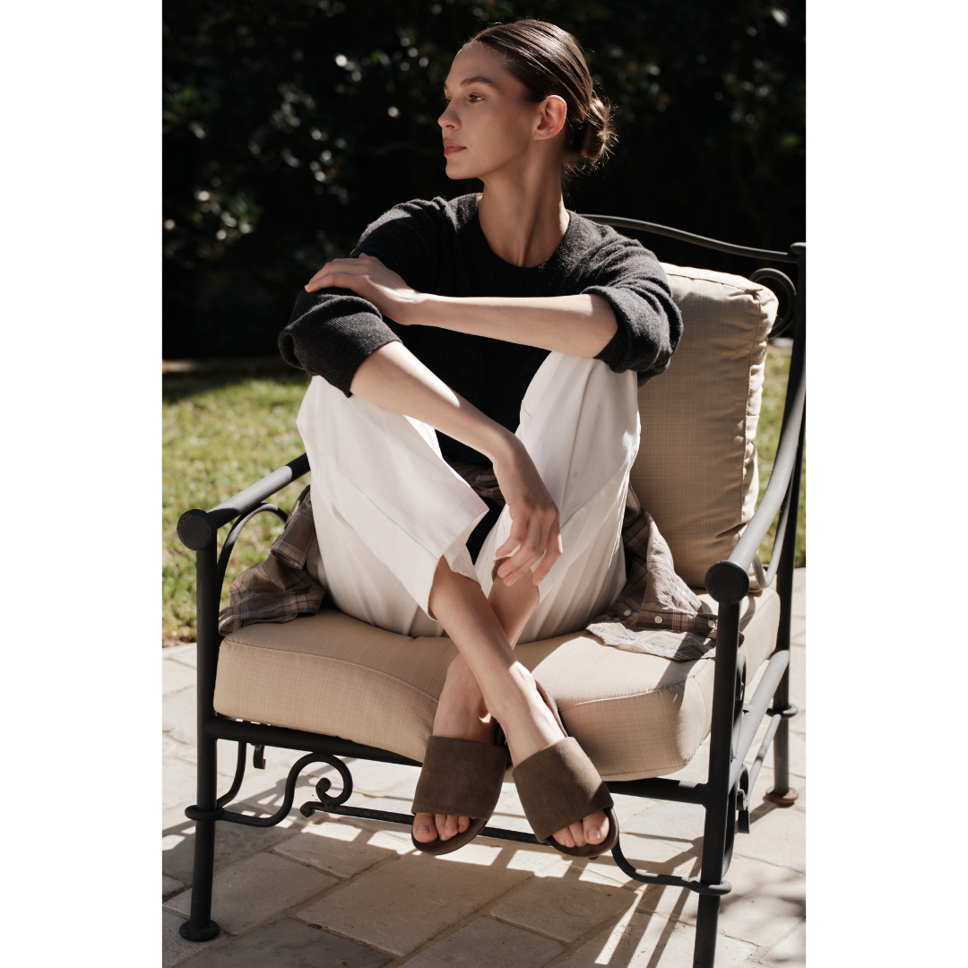 Rosalind slide sandal Moss | Matisse Footwear