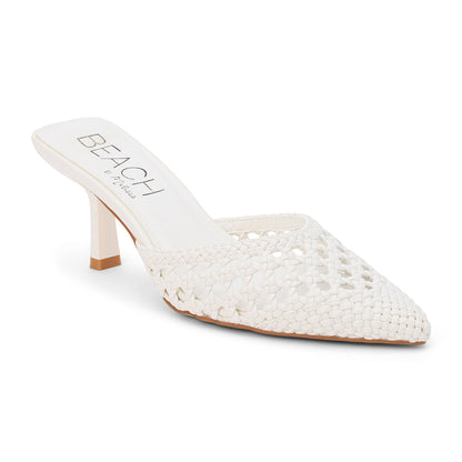 Tia heeled mule White | Matisse Footwear