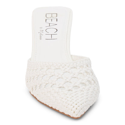 Tia heeled mule White | Matisse Footwear