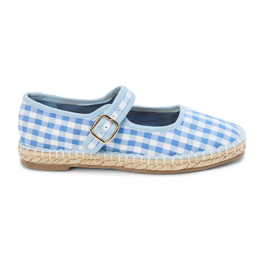 Meg mary jane flat Blue Gingham | Matisse Footwear