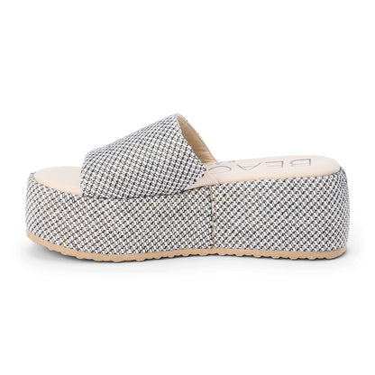 Pismo platform sandal White/Black | Matisse Footwear