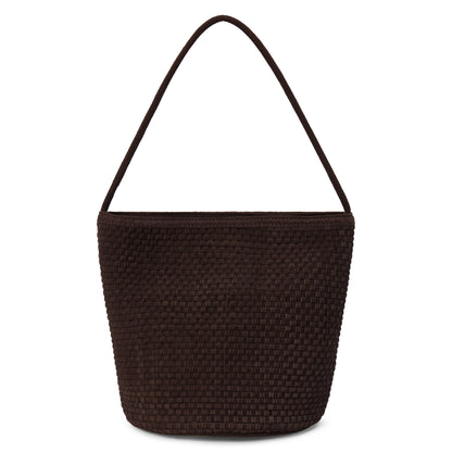 Vancouver woven bucket bag Chocolate | Matisse Footwear