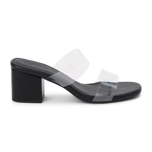 Aura heeled sandal Black | Matisse Footwear
