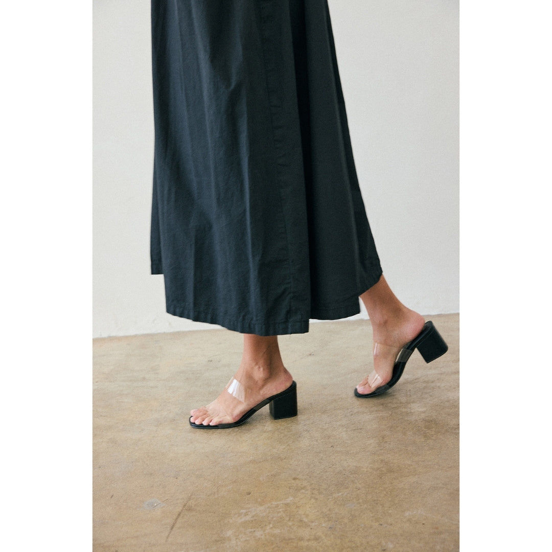 Aura heeled sandal Black | Matisse Footwear