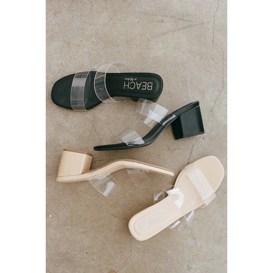 Aura heeled sandal Black | Matisse Footwear