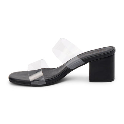 Aura heeled sandal Black | Matisse Footwear