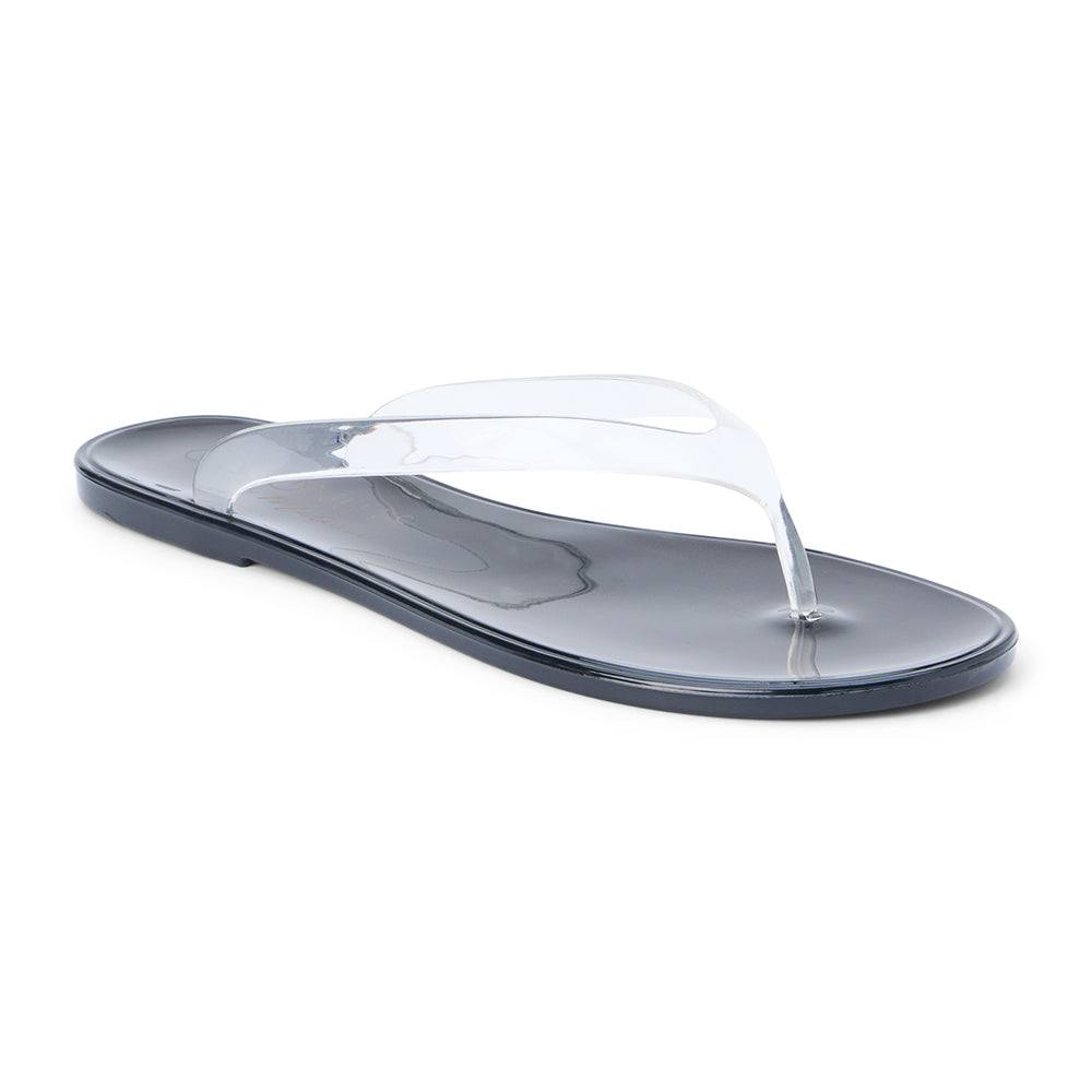 Olsen flip flop sandal Clear/Black | Matisse Footwear
