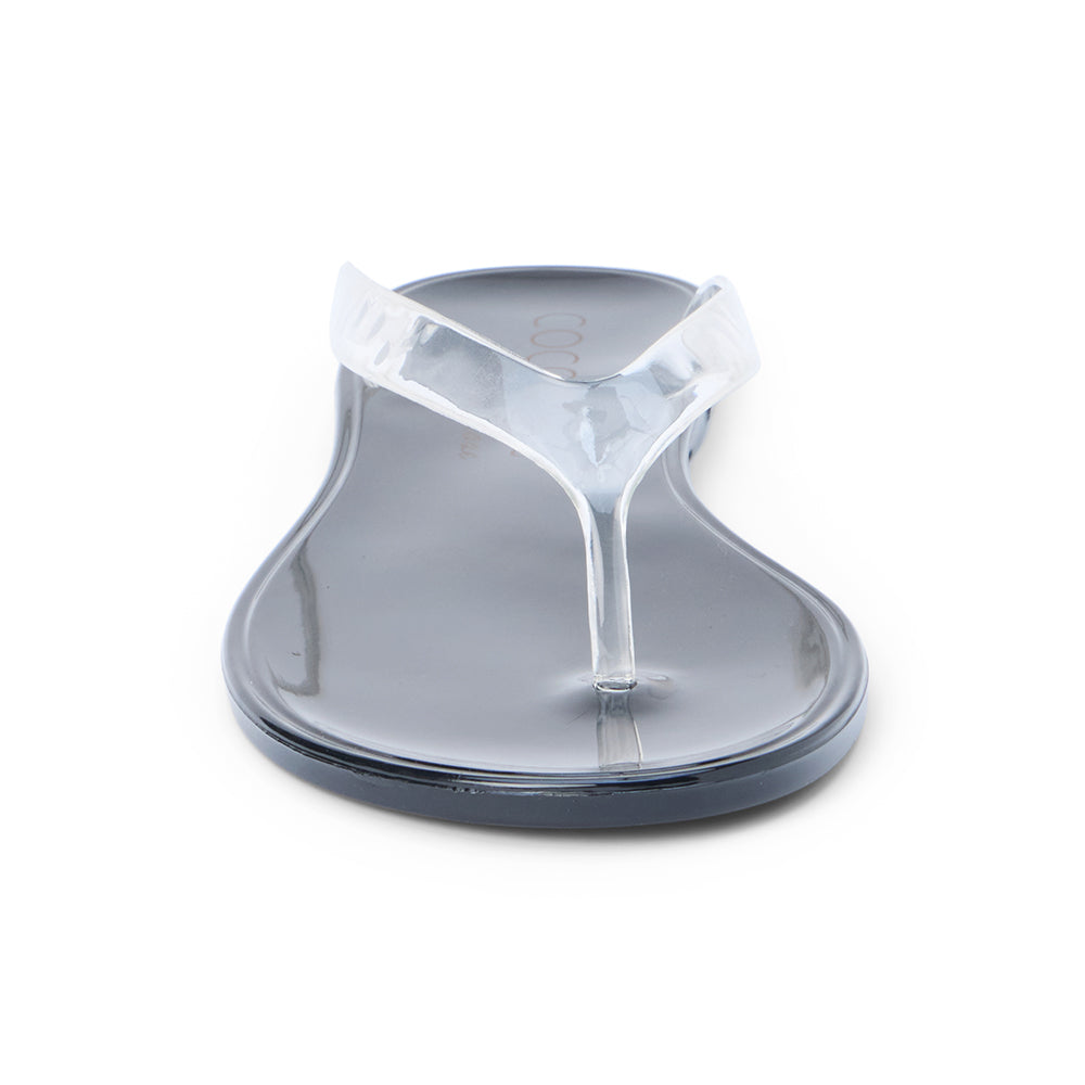 Olsen flip flop sandal Clear/Black | Matisse Footwear