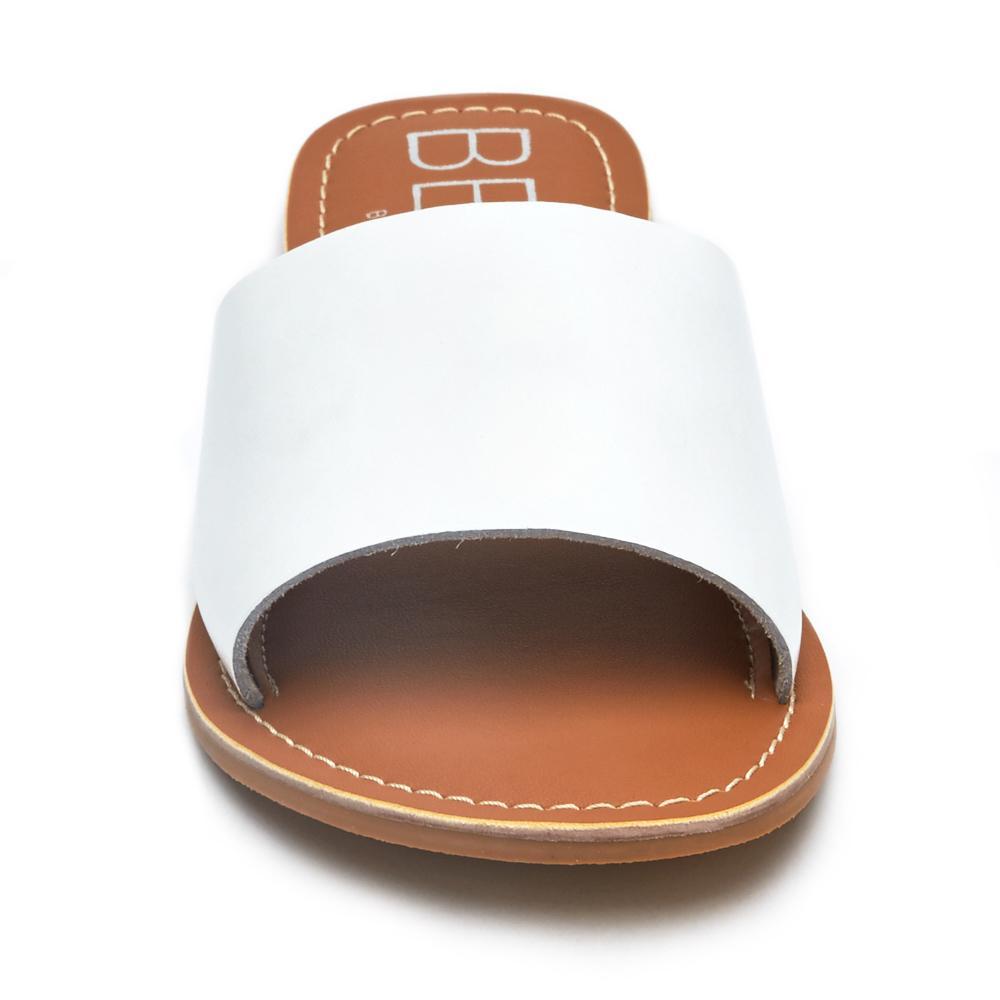 Cabana slide sandal White Leather | Matisse Footwear