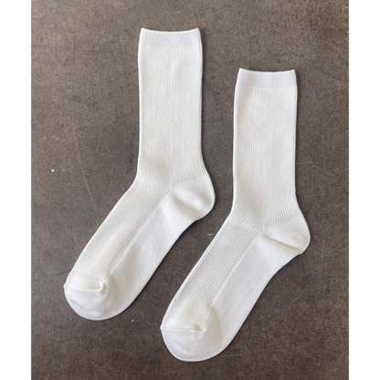 Le bon shoppe crisp step socks White | Matisse Footwear