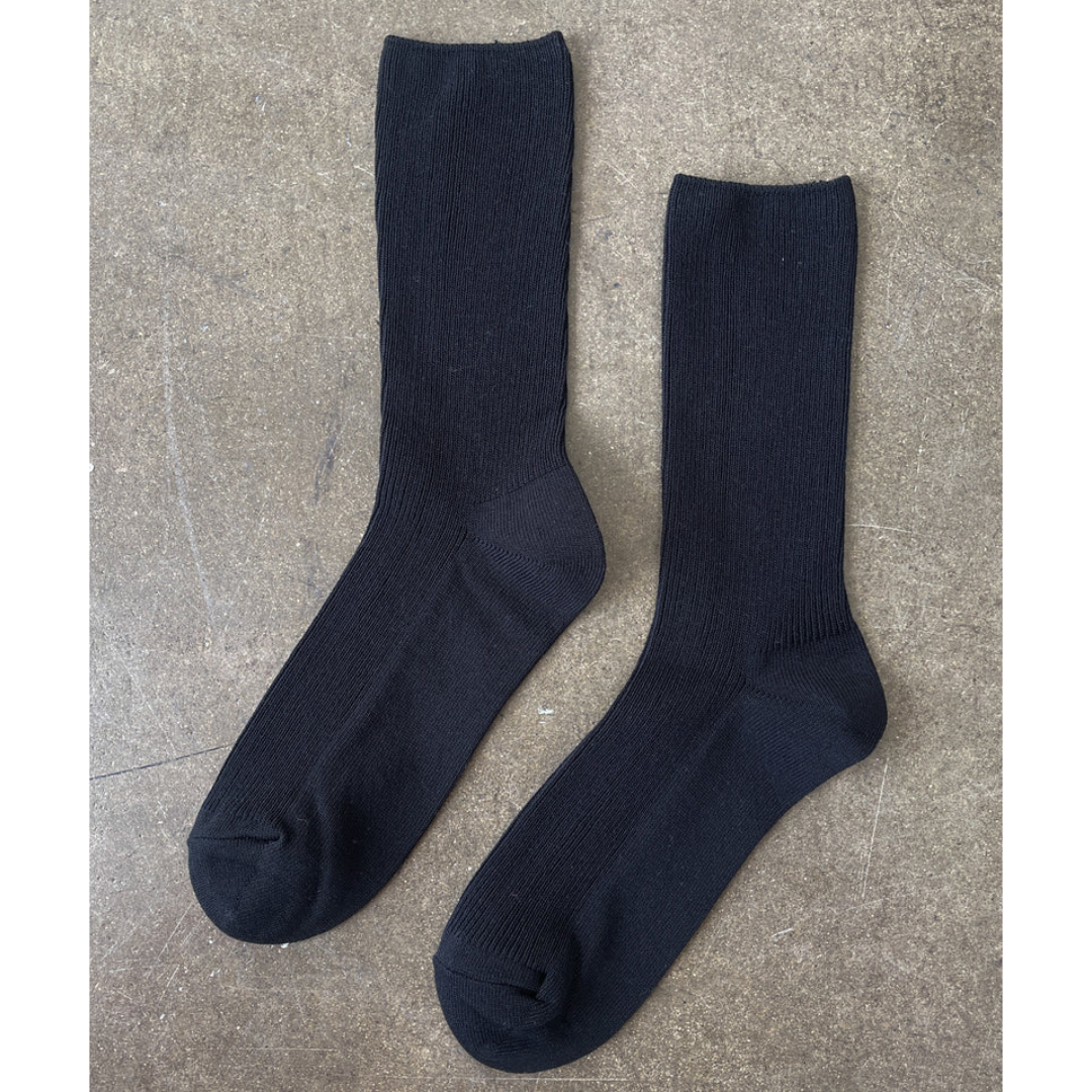 Le bon shoppe crisp step socks Black | Matisse Footwear