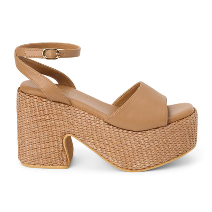 Arden platform sandal Cognac | Matisse Footwear