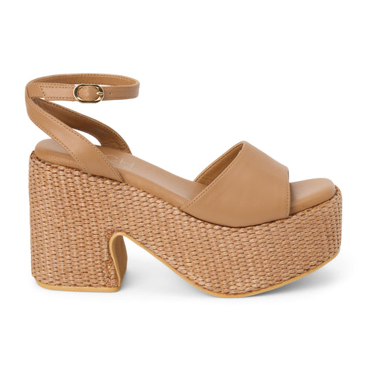 Arden platform sandal Cognac | Matisse Footwear