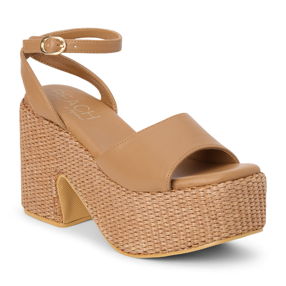 Arden platform sandal Cognac | Matisse Footwear