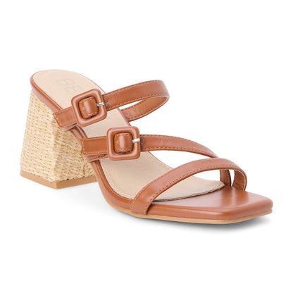 Luau heeled sandal Cognac | Matisse Footwear