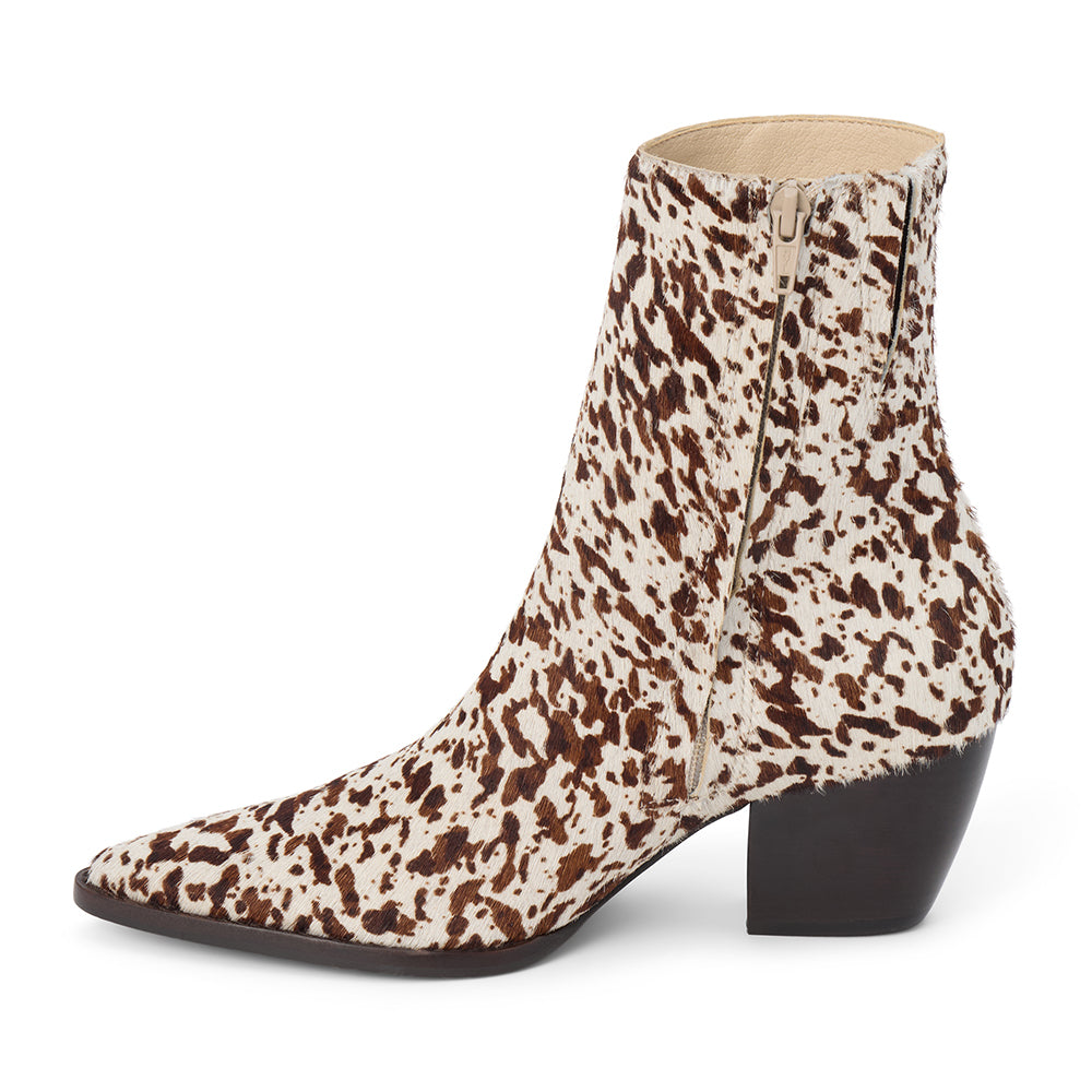 Caty ankle boot White/Brown Cow Hair | Matisse Footwear