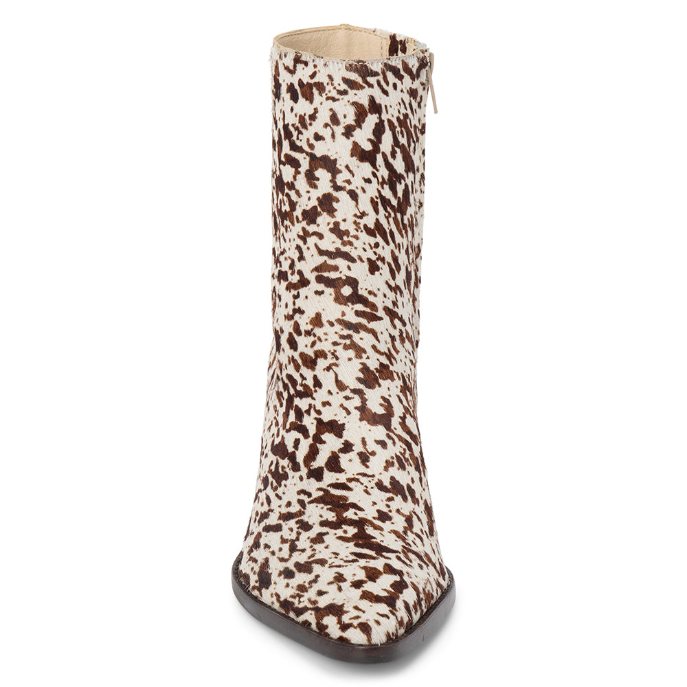 Caty ankle boot White/Brown Cow Hair | Matisse Footwear