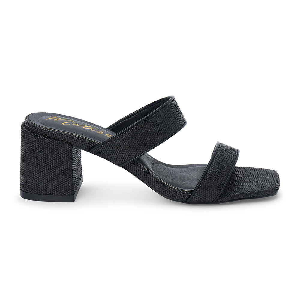 Wyeth heeled sandal Black | Matisse Footwear