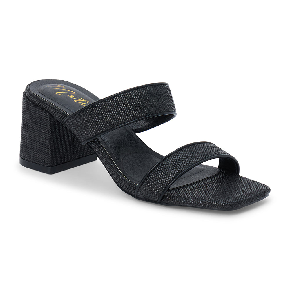 Wyeth heeled sandal Black | Matisse Footwear