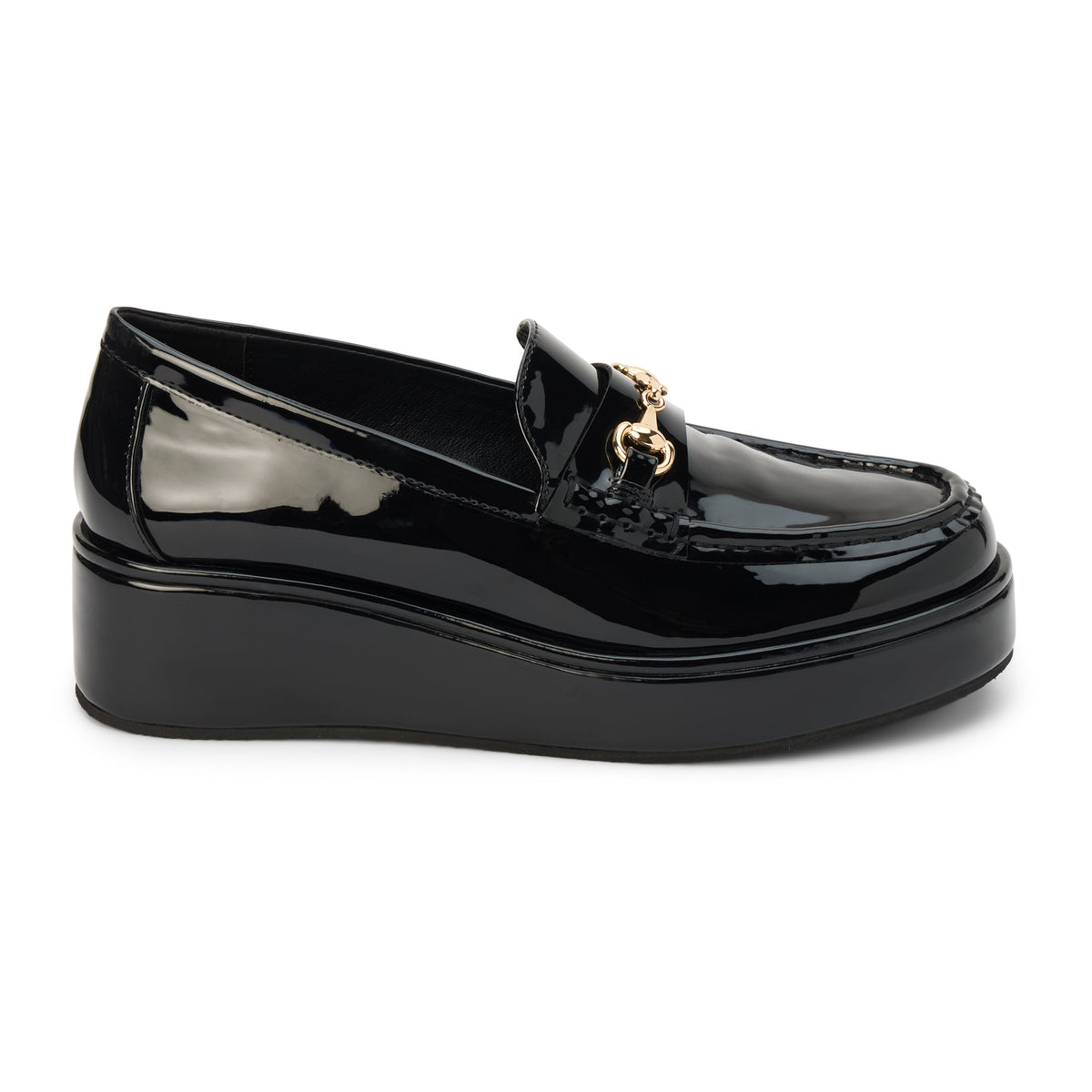 Kimbra platform loafer Black Patent | Matisse Footwear