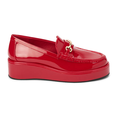 Kimbra platform loafer Red Patent | Matisse Footwear