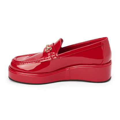 Kimbra platform loafer Red Patent | Matisse Footwear
