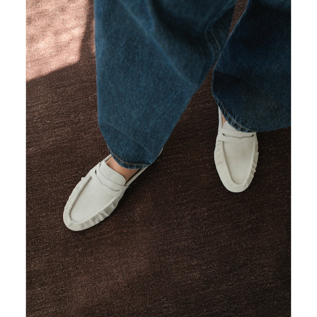 Porta penny loafer mule Light Grey | Matisse Footwear