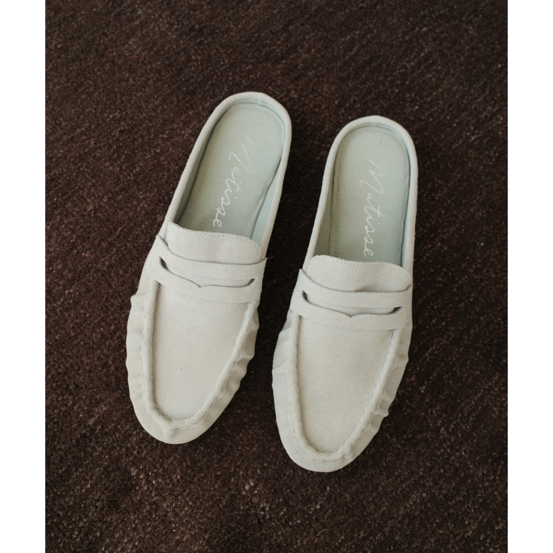 Porta penny loafer mule Light Grey | Matisse Footwear