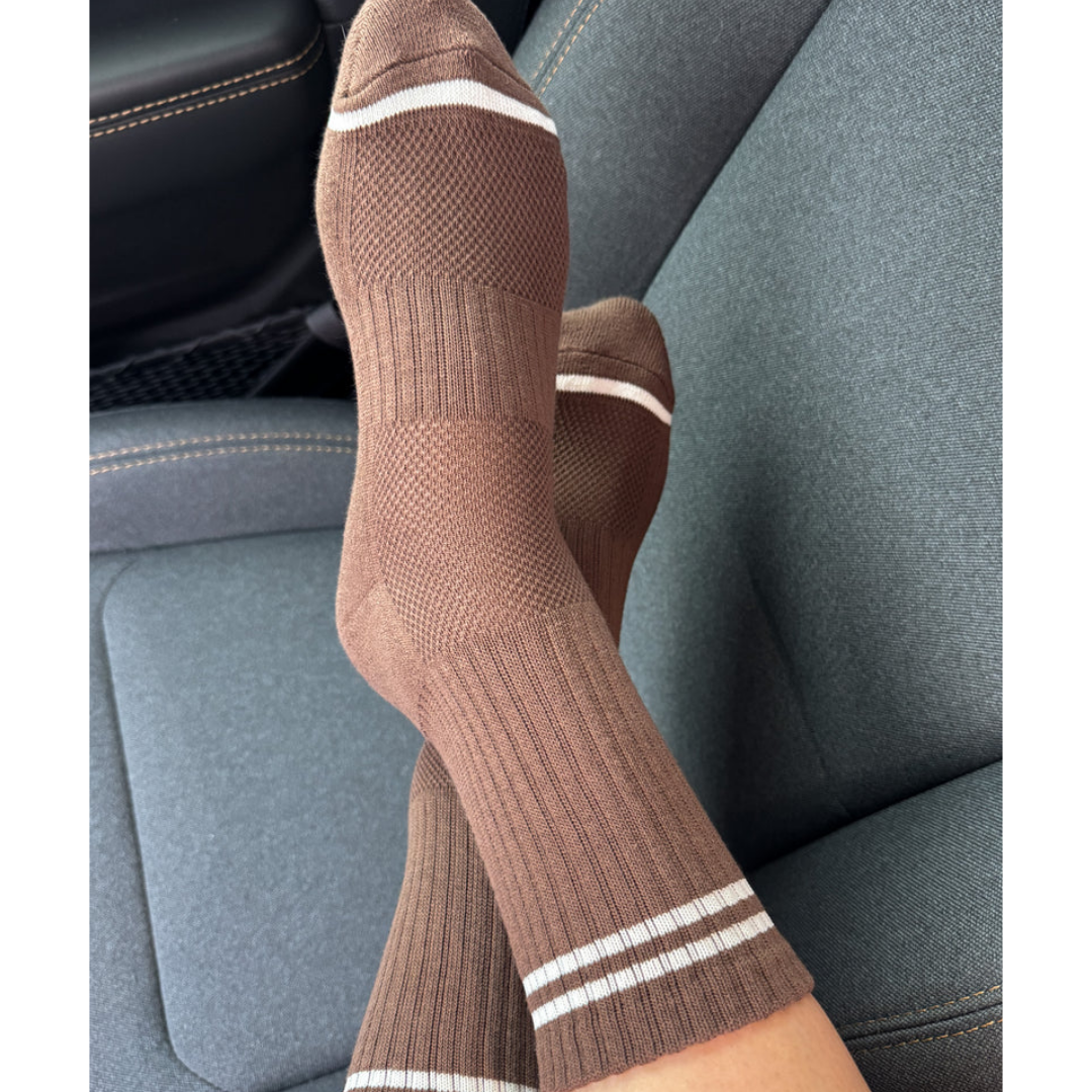 Le bon shoppe boyfriend socks Wood | Matisse Footwear