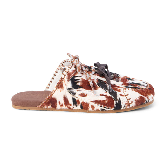 Devyn sneaker mule Brown/White Cow Hair | Matisse Footwear