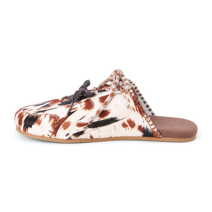 Devyn sneaker mule Brown/White Cow Hair | Matisse Footwear