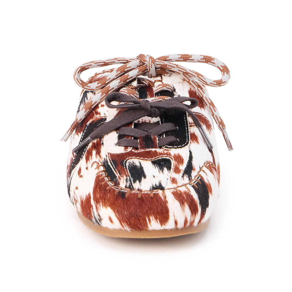 Devyn sneaker mule Brown/White Cow Hair | Matisse Footwear