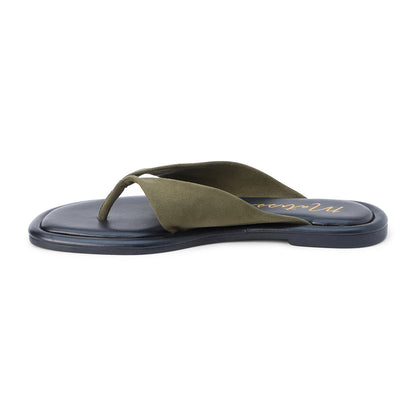 Mirage flip flop sandal Olive | Matisse Footwear