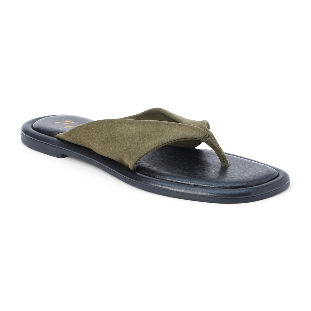 Mirage flip flop sandal Olive | Matisse Footwear