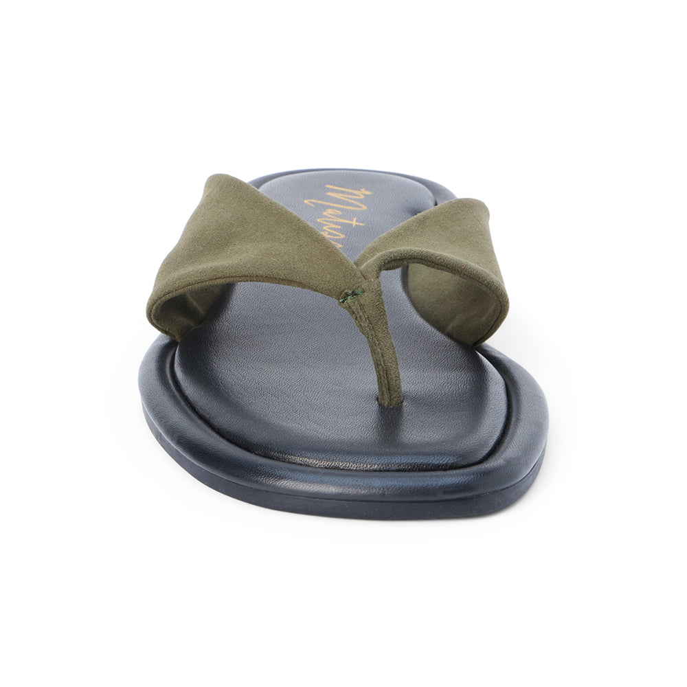 Mirage flip flop sandal Olive | Matisse Footwear