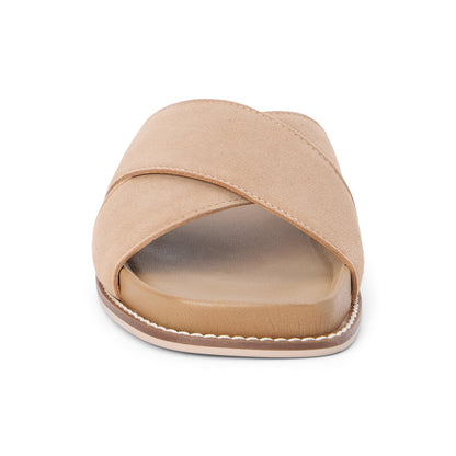 Hannah slide sandal Tan | Matisse Footwear