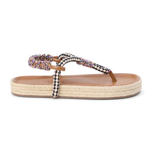 Celia thong sandal Black Multi | Matisse Footwear