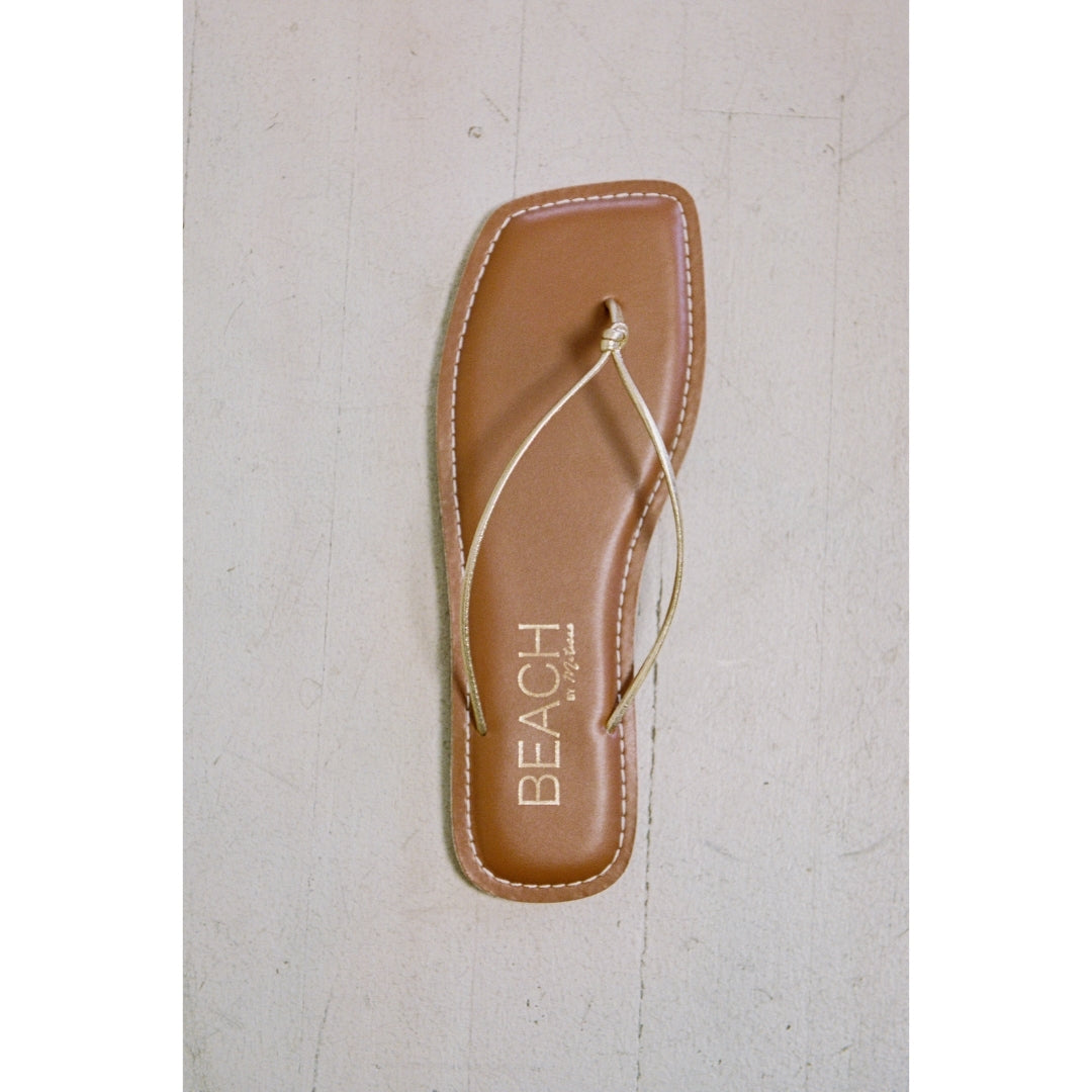 Ray thong sandal Gold | Matisse Footwear