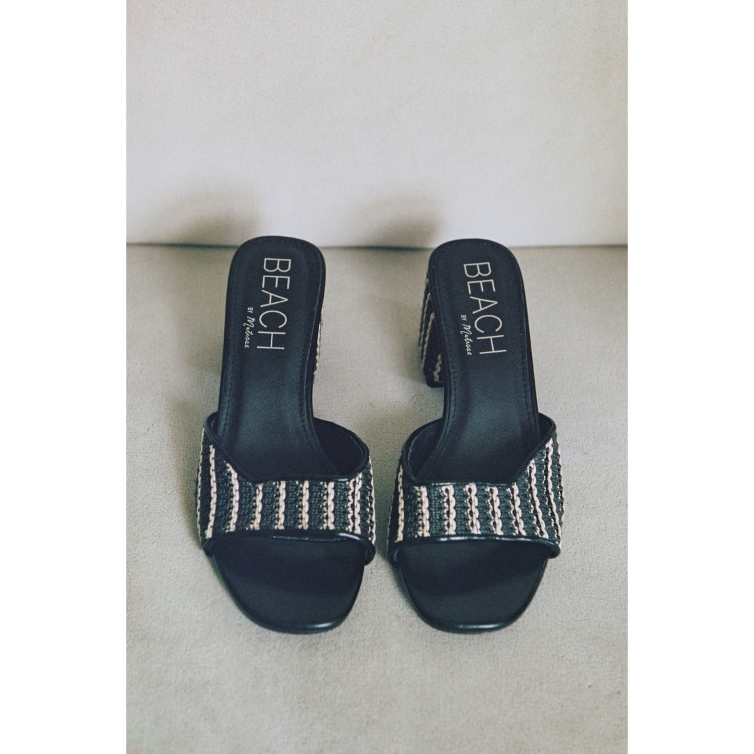 Birdie heeled sandal Black Multi | Matisse Footwear