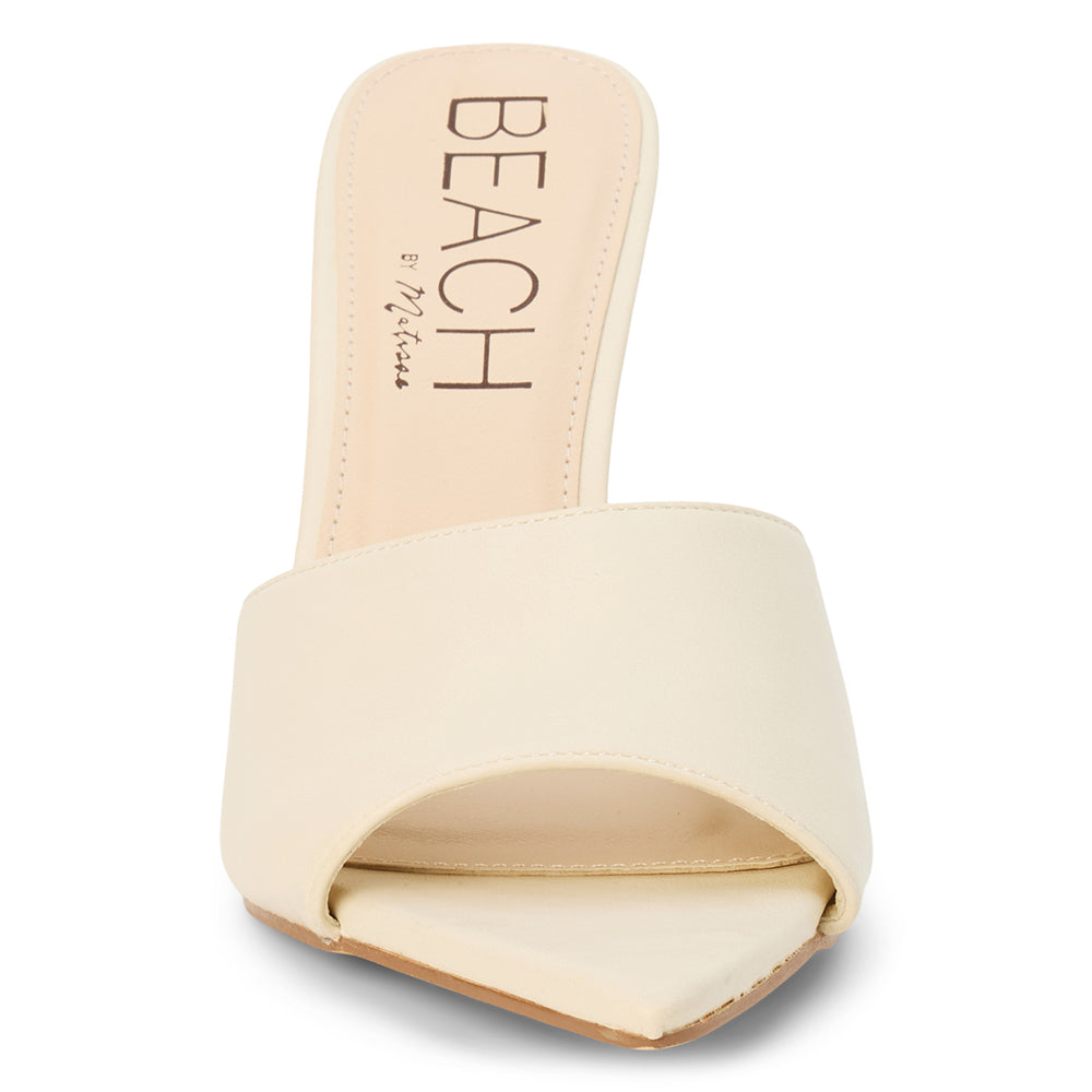 Jupiter heeled sandal Ivory | Matisse Footwear