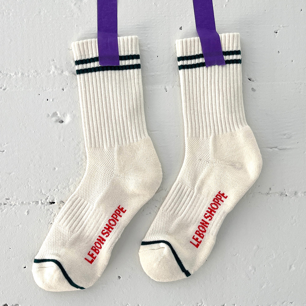 Le bon shoppe boyfriend socks Parchment | Matisse Footwear