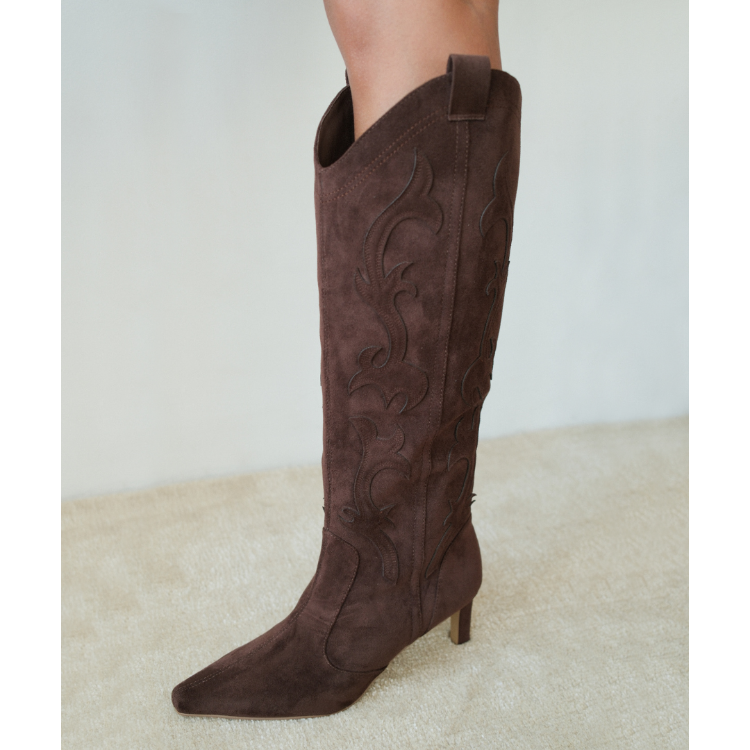 Abrams kneehigh boot Chocolate | Matisse Footwear