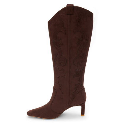 Abrams kneehigh boot Chocolate | Matisse Footwear