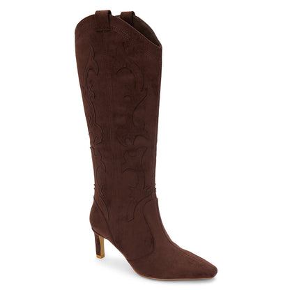 Abrams kneehigh boot Chocolate | Matisse Footwear