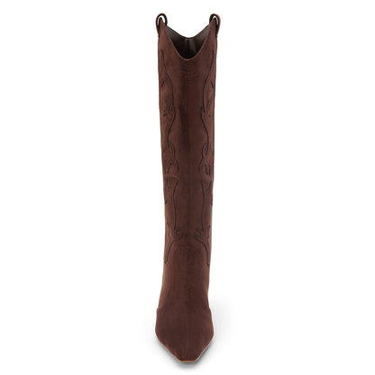 Abrams kneehigh boot Chocolate | Matisse Footwear