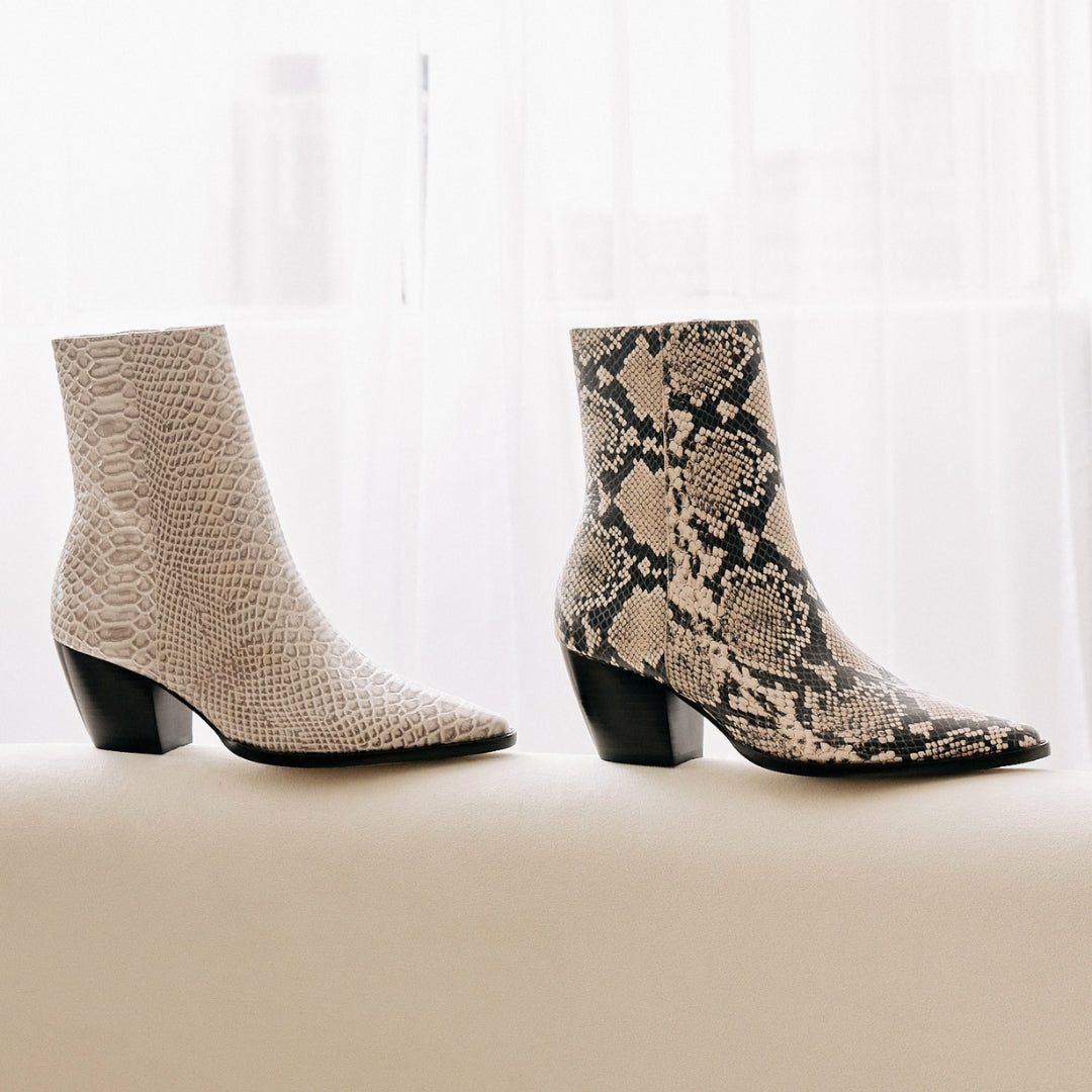 Caty ankle boot Grey Croc | Matisse Footwear