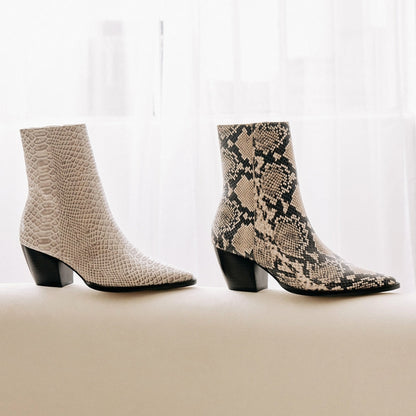 Caty ankle boot Grey Croc | Matisse Footwear