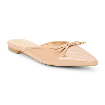 Reggie flat mule Nude Patent | Matisse Footwear
